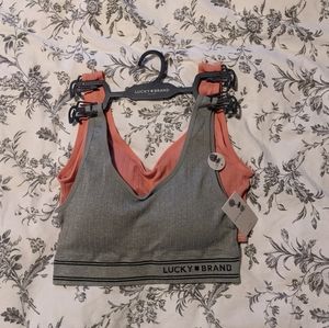Lucky Brand 2 Pk Seamless Comfort Bras - S